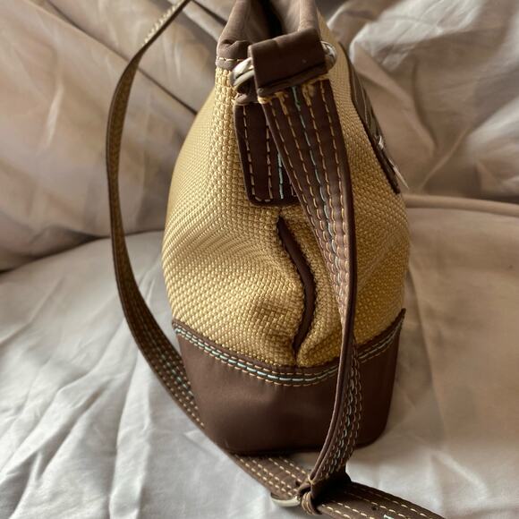 The Sak Jute Weave Shoulder Bag Natural Woven Boho Rustic Eco Chic Handbag - Picture 6 of 11